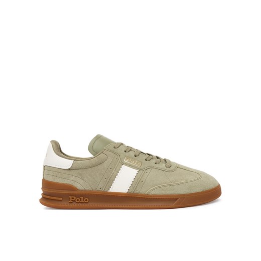 Sneakersy Polo Ralph Lauren Aera 804956688009 Zielony ze sklepu eobuwie.pl w kategorii Buty sportowe damskie - zdjęcie 185140279