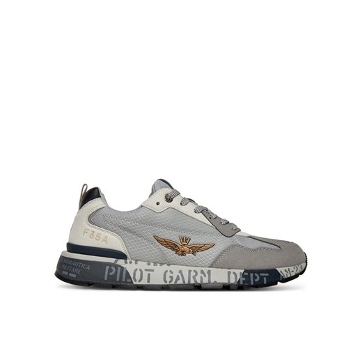 Sneakersy Aeronautica Militare 252SC0276UCT04249 Szary ze sklepu eobuwie.pl w kategorii Buty sportowe męskie - zdjęcie 185140368