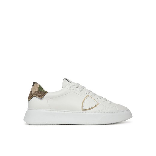 Sneakersy Philippe Model Veau Camou Striching A012221 BTLU VCB3 VEAU Biały ze sklepu eobuwie.pl w kategorii Buty sportowe męskie - zdjęcie 185140396