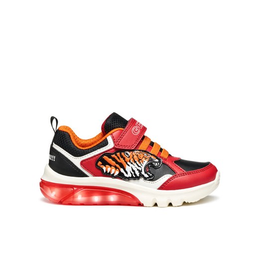 Sneakersy Geox J Ciberdron J56LBB 054CE C0020 D Czerwony ze sklepu eobuwie.pl w kategorii Buty sportowe dziecięce - zdjęcie 185140428
