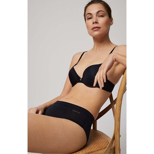 Figi damskie elastyczne typu midi czarne 19696, Kolor czarny, Rozmiar Ysabel Mora uniwersalny okazja Intymna