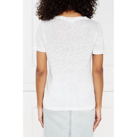 Calvin Klein Lniany t-shirt | Regular Fit Calvin Klein XL okazja Gomez Fashion Store