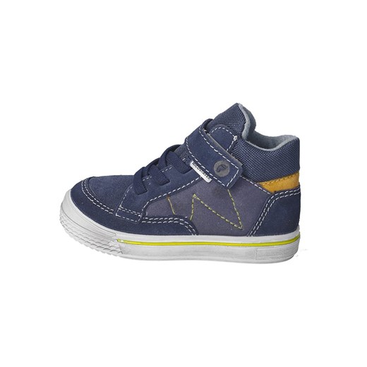 Ricosta Skórzane sneakersy &quot;Jakub-S&quot; w kolorze granatowym ze sklepu Limango Polska w kategorii Buty zimowe dziecięce - zdjęcie 185353099