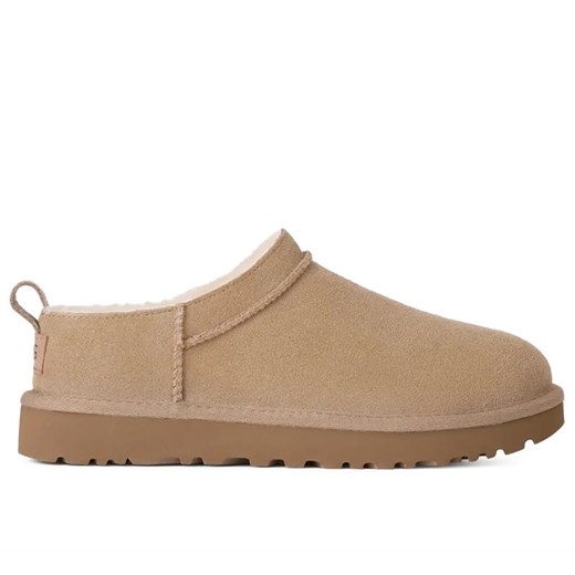 Buty damskie Ugg Classic Micro Boot 1173891-SAN - beżowe ze sklepu streetstyle24.pl w kategorii Śniegowce damskie - zdjęcie 185353265