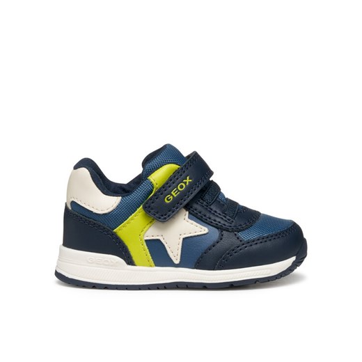 Sneakersy Geox B Rishon B560RA 054FU C4062 Granatowy ze sklepu eobuwie.pl w kategorii Buty sportowe dziecięce - zdjęcie 185353286