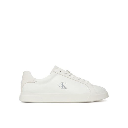 Sneakersy Calvin Klein Low Pro Cups Lth Mg HW0HW02823 Biały ze sklepu eobuwie.pl w kategorii Buty sportowe damskie - zdjęcie 185353325