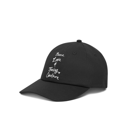 Czapka z daszkiem Juicy Couture Peace Love And Juicy JCAWH225703 Czarny ze sklepu eobuwie.pl w kategorii Czapki z daszkiem damskie - zdjęcie 185353335
