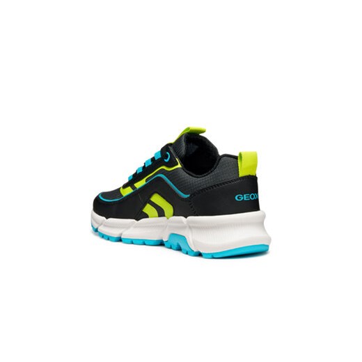 Sneakersy Geox J Flexyper Plus J56MVB 0FU54 C0035 S Czarny Geox 30 eobuwie.pl