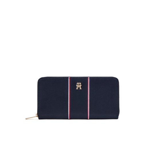 Tommy Hilfiger Duży Portfel Damski Th Icon Lrg Za Nylon Corp AW0AW17954 Granatowy ze sklepu MODIVO w kategorii Portfele damskie - zdjęcie 185353769