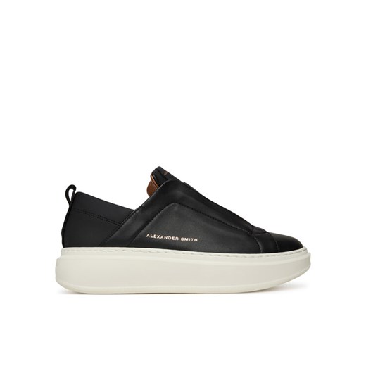 Alexander Smith Sneakersy Wembley Slip-On-ASBCWLW Czarny ze sklepu MODIVO w kategorii Buty sportowe damskie - zdjęcie 185353778