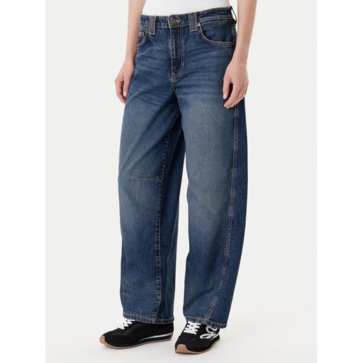 Guess Jeans Jeansy W5BA2X D5M4E Granatowy Regular Fit ze sklepu MODIVO w kategorii Jeansy damskie - zdjęcie 185353805
