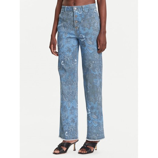 Desigual Jeansy Pasley 25WWPW01 Niebieski Straight Fit ze sklepu MODIVO w kategorii Jeansy damskie - zdjęcie 185353897