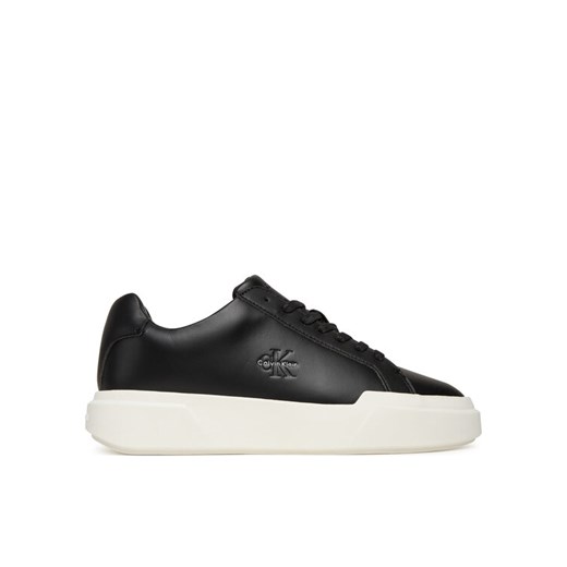 Calvin Klein Sneakersy Chunky Cupsole Laceup Lth Wn YW0YW01947 Czarny ze sklepu MODIVO w kategorii Buty sportowe damskie - zdjęcie 185353926