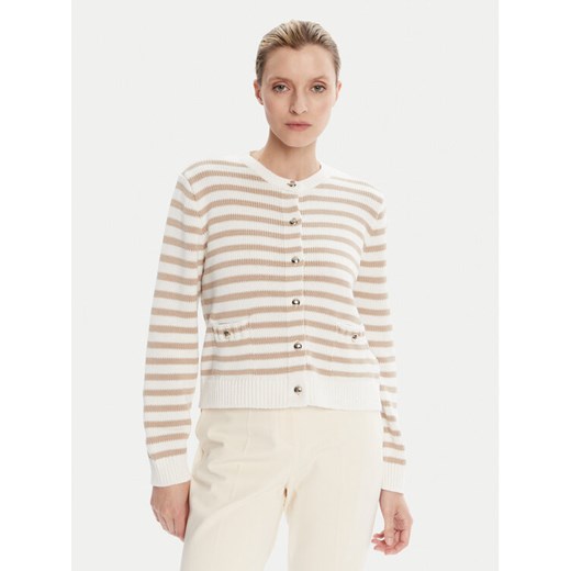 JOOP! Kardigan 58 253KN58Kola 30047636 Beżowy Loose Fit ze sklepu MODIVO w kategorii Swetry damskie - zdjęcie 185353975