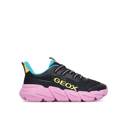 Geox Sneakersy J Flexyper Fast J55N5A 0T99J C9240 D Czarny ze sklepu MODIVO w kategorii Buty sportowe dziecięce - zdjęcie 185353989