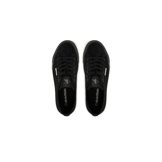 Calvin Klein Sneakersy Vulc Flatf Lace Up Sue/Wl Ck YW0YW02000 Czarny Calvin Klein 40 MODIVO
