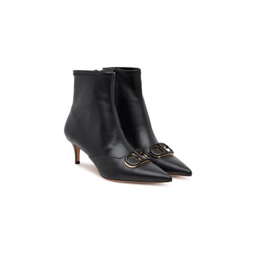 TWINSET Botki 252TCP034 00006 Czarny Twinset 40 MODIVO