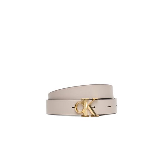 Calvin Klein Pasek Damski Facet Ck Buckle 25Mm Pebble Rev/ LV04F7044G Czarny Calvin Klein 80 MODIVO