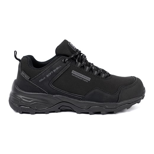 Buty trekkingowe damskie DK Waterproof czarne ze sklepu ButyModne.pl w kategorii Buty trekkingowe damskie - zdjęcie 185355288