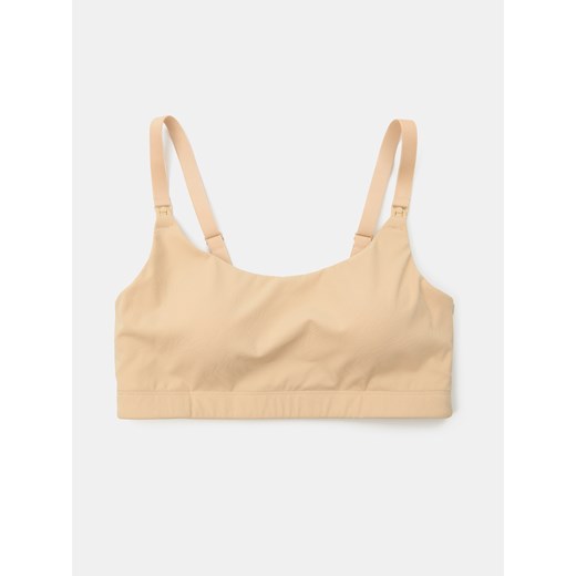 Sinsay - Wzorzysty biustonosz do karmienia - pomarańczowy Sinsay L Sinsay