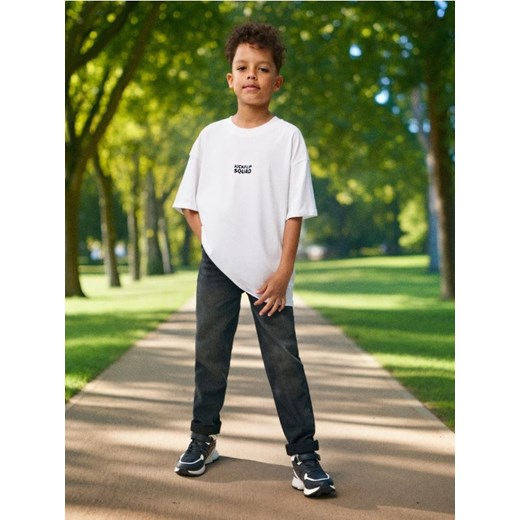 Sinsay - Jeansy slim fit - czarny ze sklepu Sinsay w kategorii Spodnie chłopięce - zdjęcie 185356598
