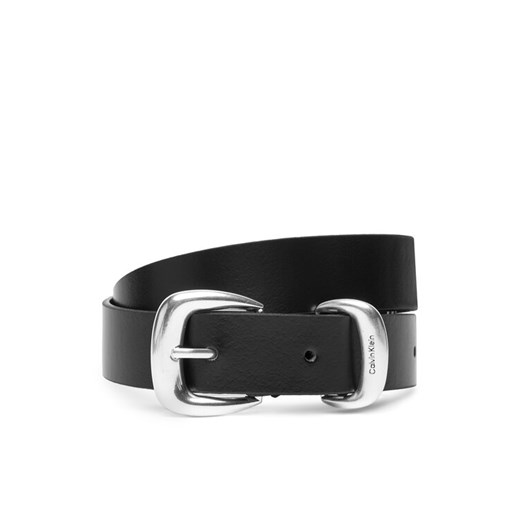 Pasek Damski Calvin Klein LV04K7012G Czarny ze sklepu eobuwie.pl w kategorii Paski damskie - zdjęcie 185356618
