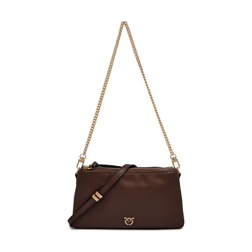 Pinko Skórzana torebka na ramię DOUBLE MINI ze sklepu Gomez Fashion Store w kategorii Listonoszki - zdjęcie 185356806