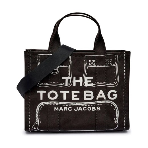 Marc Jacobs Shopperka Trompe L''Oeil Cargo Canvas Medium Tote ze sklepu Gomez Fashion Store w kategorii Torby Shopper bag - zdjęcie 185356907