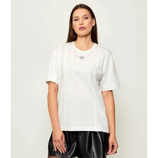Pinko T-shirt TORTINO | Loose fit ze sklepu Gomez Fashion Store w kategorii Bluzki damskie - zdjęcie 185357158