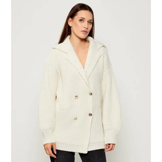 Liu Jo Kardigan | Loose fit | z dodatkiem wełny ze sklepu Gomez Fashion Store w kategorii Swetry damskie - zdjęcie 185357165