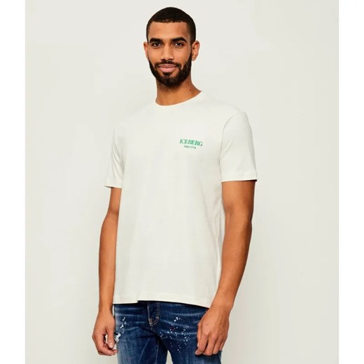 Iceberg T-shirt | Regular Fit ze sklepu Gomez Fashion Store w kategorii T-shirty męskie - zdjęcie 185357166