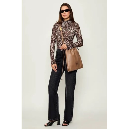 Pinko Skórzany worek SLOUCHY CLASSIC Pinko OS Gomez Fashion Store