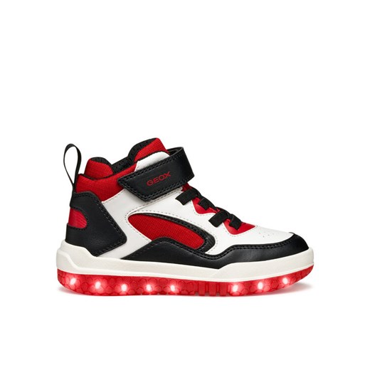 Geox Sneakersy J Buzzerlight J56MCC 054FU C0050 D Biały ze sklepu MODIVO w kategorii Buty sportowe dziecięce - zdjęcie 185361186