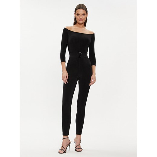 NORMA KAMALI Kombinezon KK123JPL964001 Czarny Slim Fit ze sklepu MODIVO w kategorii Kombinezony damskie - zdjęcie 185362436