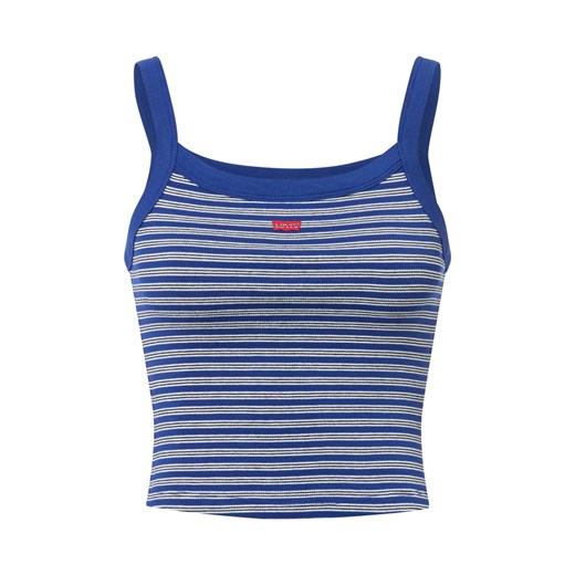 Levi's Top damski Kobiety Bawełna niebieski jednolity ze sklepu vangraaf w kategorii Bluzki damskie - zdjęcie 185362696