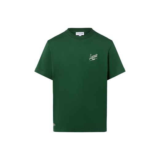 Lacoste Koszulka męska Mężczyźni Bawełna zielony nadruk ze sklepu vangraaf w kategorii T-shirty męskie - zdjęcie 185362719