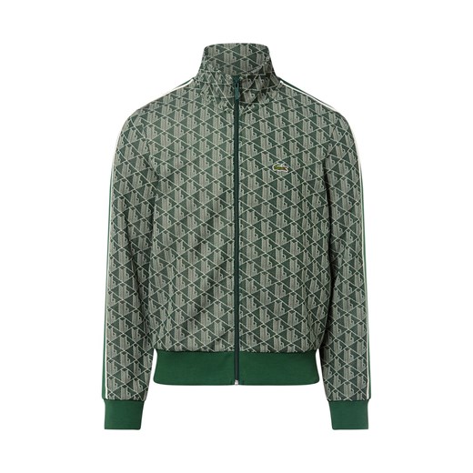 Lacoste Bluza męska Mężczyźni Bawełna zielony wzorzysty ze sklepu vangraaf w kategorii Bluzy męskie - zdjęcie 185362749