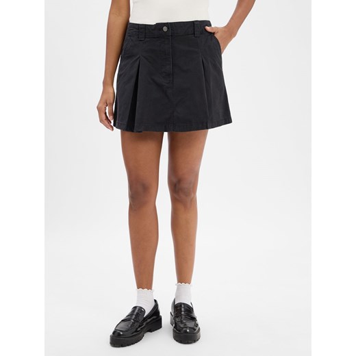 Tommy Jeans Damska spódnica mini Kobiety Bawełna czarny jednolity Tommy Jeans 26 vangraaf