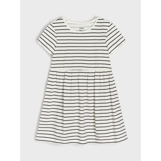 Sinsay - Sukienka mini z falbanami 2 pack - wielobarwny Sinsay 104 (3-4 l) Sinsay