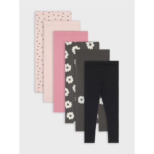 Sinsay - Legginsy 6 pack - wielobarwny ze sklepu Sinsay w kategorii Spodnie dziewczęce - zdjęcie 185363369