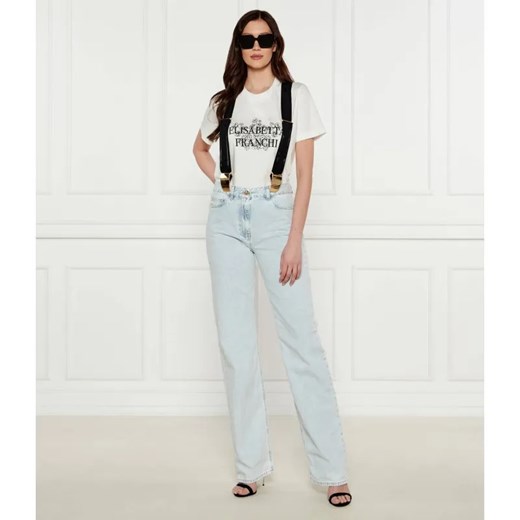 Elisabetta Franchi Jeansy | Straight fit ze sklepu Gomez Fashion Store w kategorii Jeansy damskie - zdjęcie 185363477
