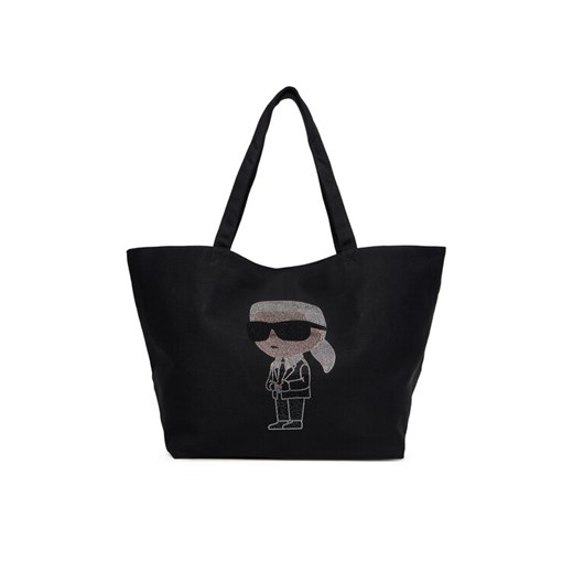 Torebka KARL LAGERFELD A3W50016 Czarny ze sklepu eobuwie.pl w kategorii Torby Shopper bag - zdjęcie 185363965