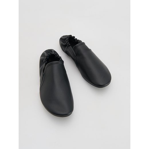 Reserved - Skórzane baleriny - czarny Reserved 37 Reserved