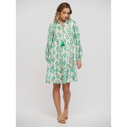 BLE Sukienka w kolorze zielono-białym ze sklepu Limango Polska w kategorii Sukienki - zdjęcie 185364735