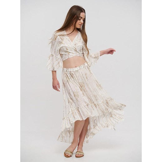 BLE Spódnica w kolorze złoto-białym ze sklepu Limango Polska w kategorii Spódnice - zdjęcie 185364747