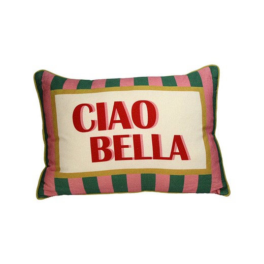 Kersten Poduszka &quot;Ciao Bella&quot; ze wzorem - 40 x 60 cm ze sklepu Limango Polska w kategorii Poduszki dekoracyjne - zdjęcie 185364996