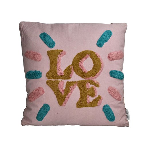 Kersten Poduszka &quot;Love&quot; w kolorze jasnoróżowym - 45 x 45 cm ze sklepu Limango Polska w kategorii Poduszki dekoracyjne - zdjęcie 185365045