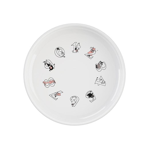 RIG-TIG Miska &quot;Moomin ABC&quot; w kolorze biało-jasnoróżowym - Ø 15 cm ze sklepu Limango Polska w kategorii Naczynia - zdjęcie 185365066