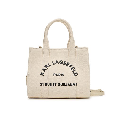 KARL LAGERFELD Torebka A3W50118 Écru ze sklepu MODIVO w kategorii Torebki damskie - zdjęcie 185365297