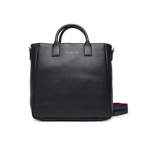 Tommy Hilfiger Torebka AW0AW17971 Granatowy ze sklepu MODIVO w kategorii Torby Shopper bag - zdjęcie 185365306